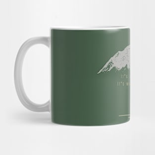 Hiking with dog Mug